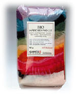 Glorex Bio-Mrchenwolle, pflanzengefrbt - 50 g - div. Farben