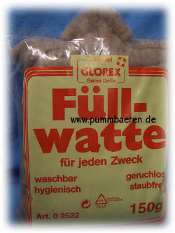 Fllwatte - Glorex Farbe: beige, 150 g oder 1 kg