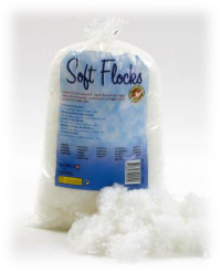 Soft Flocks v. Glorex - hochwertige Füllwatte-Flocken, superweich, federleicht, geruchsfrei - leicht zu verarbeiten