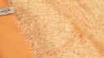 SBE814 - Langhaarmohair lachsblonder Flor auf lachsorangenem R�cken 