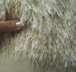 String-Mohair ca. 40 mm gedrehter Flor - SBLXO2 - hellbeige