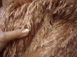 String Mohair, unge�ffneter Florfaden,  Flor 40 mm, baumwollartige Optik - Farbe lachs