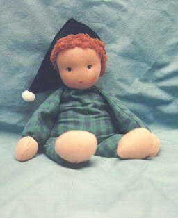 Schlenkerpppchen mit Fllung aus einer Hirse/Lavendelbltenmischung