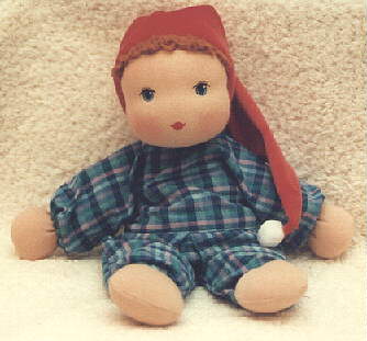 Schlenkerpppchen mit Kunststoffgranulat-Fllung