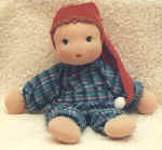 Schlenkerpppchen - Fllung Kunststoffgranulat und Schafwolle